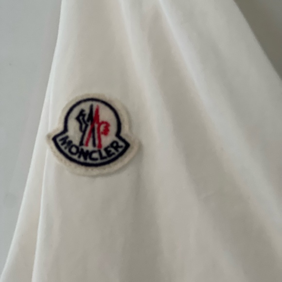 Moncler white short rain coat - Picture 7 of 11